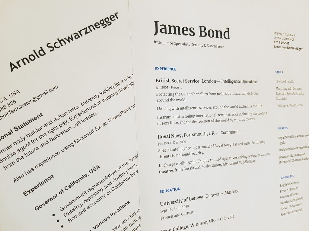Write a CV That Stands Out