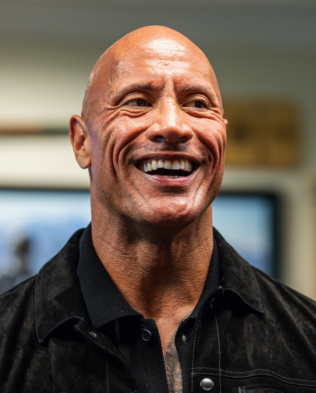 The Rock Rocks a Bald Haircut- The Best!