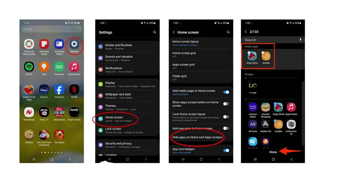 Hiding Apps on Android