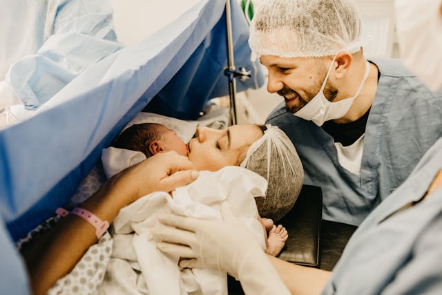 Newborn First Embrace