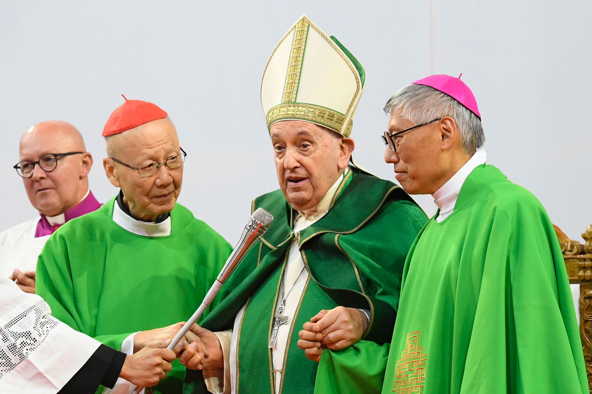 Pope Francis with Bishops