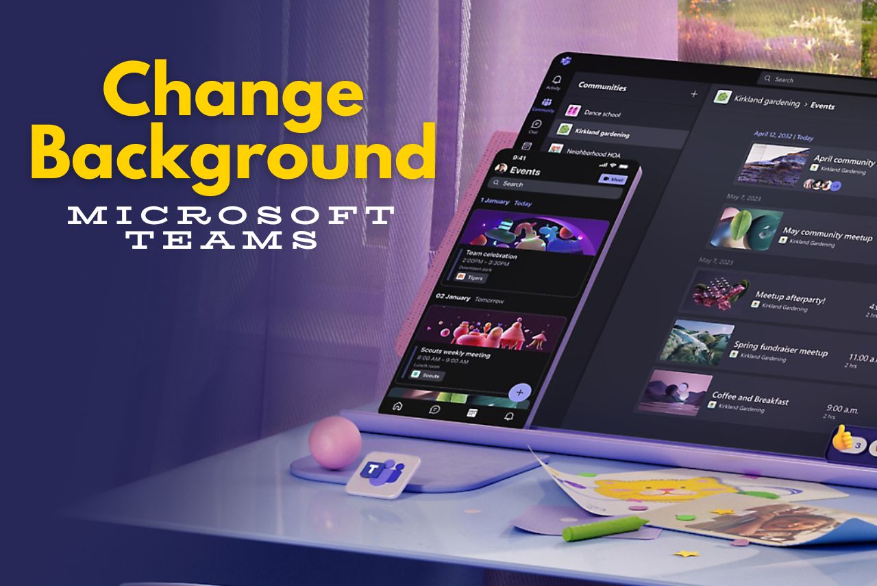 Background on Microsoft Teams