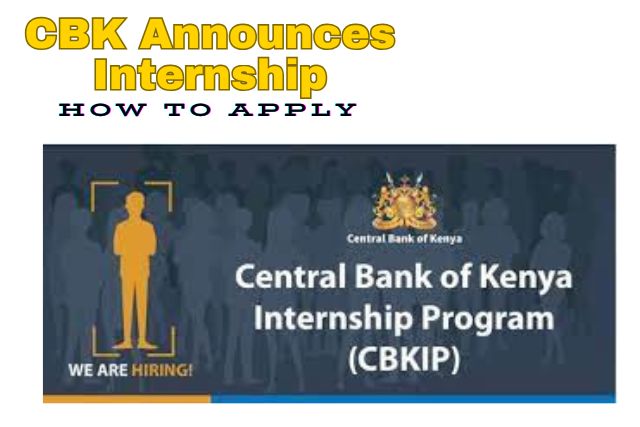 CBK Announces Internship