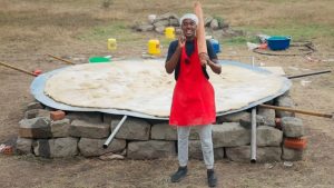 Raymond Kahuma largest chapati