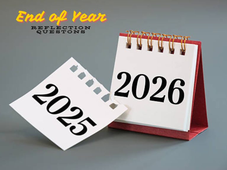 End of year reflection questions