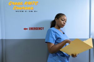 KMTC Courses with a C- or D+