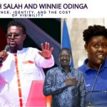Oketch Salah and Winnie Odinga