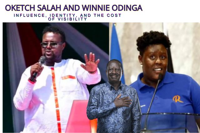 Oketch Salah and Winnie Odinga