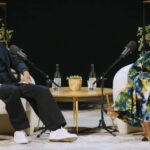 Wawira Njiru and Trevor Noah