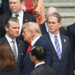 Donald Trump and Xi Jinping in China