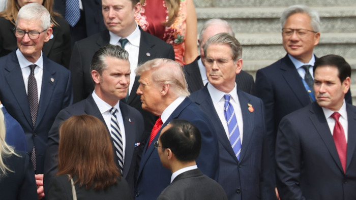 Donald Trump and Xi Jinping in China