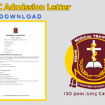 Download KMTC Admission Letter