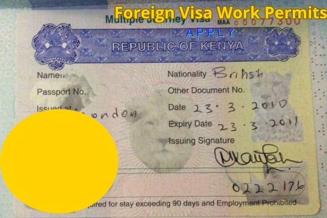 Kenya Foreign Visa Work Permits