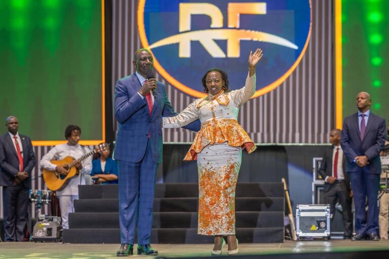 President Ruto and First Lady Rachel Ruto at Rhema Feast 2026
